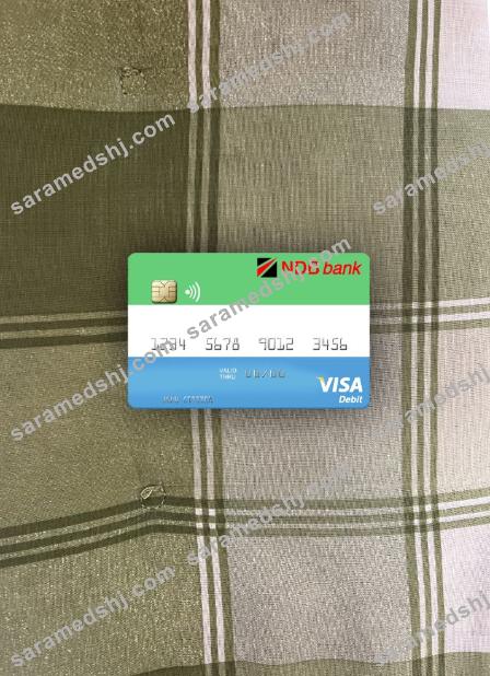 Sierra Leone National Development Bank visa debit card photolook front